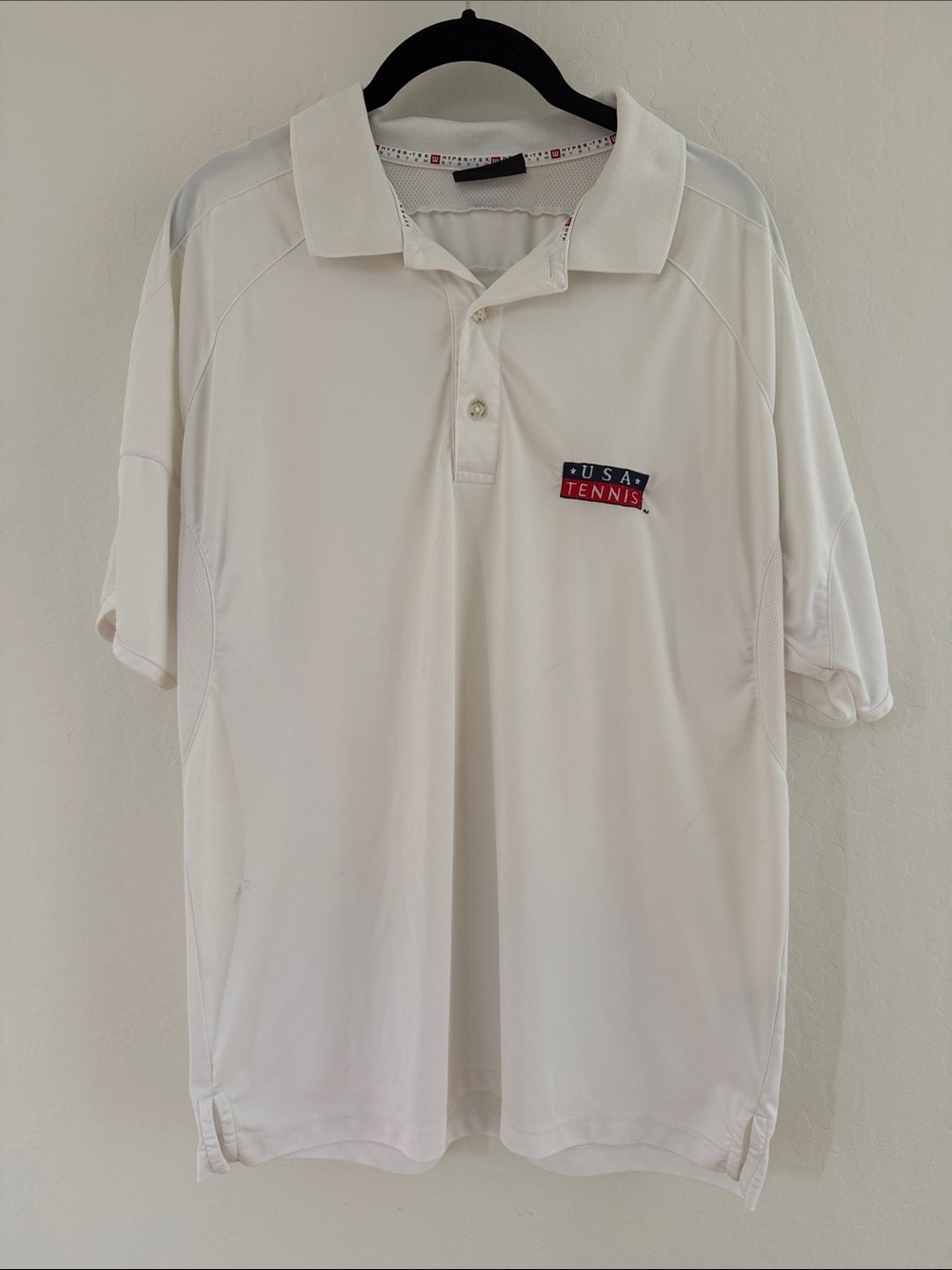 USA Tennis White Polo Shirt